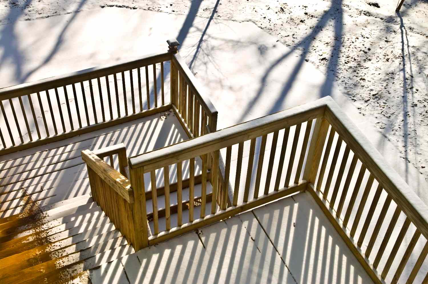 build a deck in winter