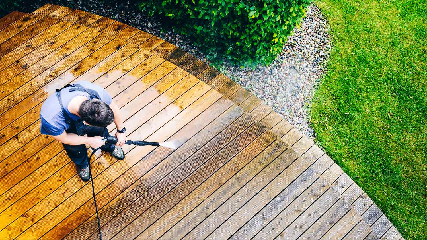 how to care for a new wood deck