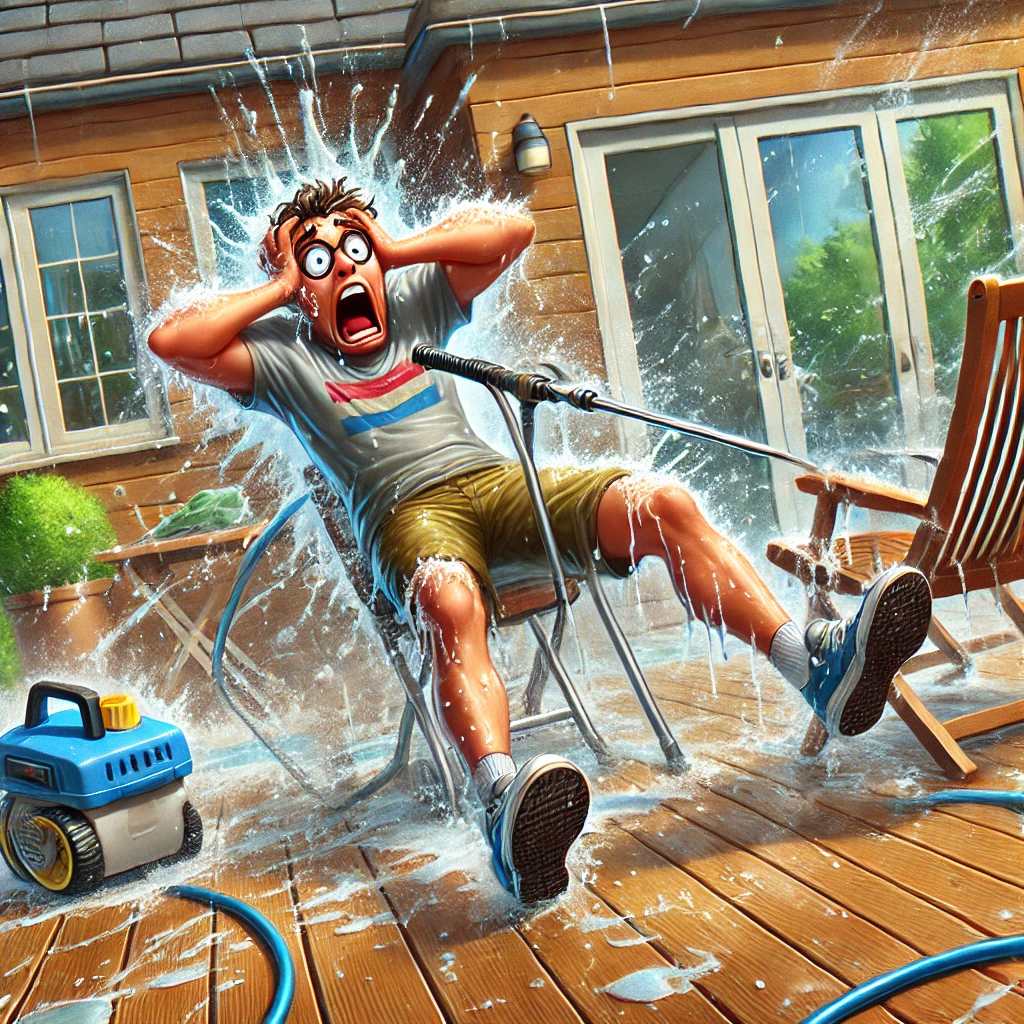 should i hire a professional to clean my deck